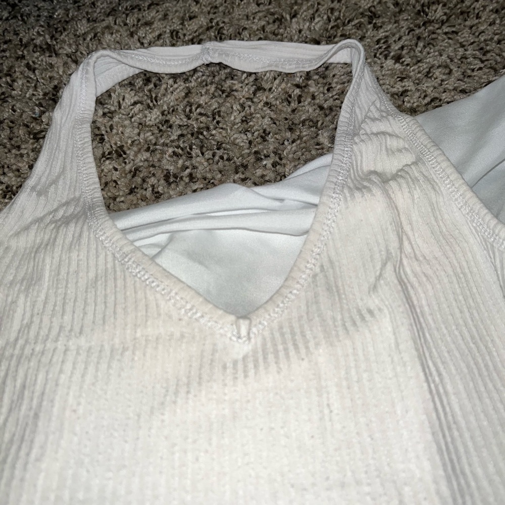 Cute white halter top